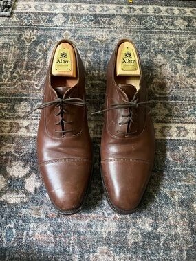 🍎Peal and co brooks brothers cap toe Oxford🍎